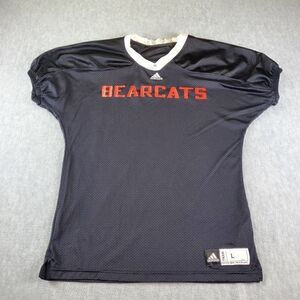 Cincinnati Bearcats Jersey Mens Large Black Adidas NCAA Practice Pullover